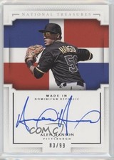 2016 Panini National Treasures Made in 83/99 Alen Hanson #MI-AH Auto 0s3