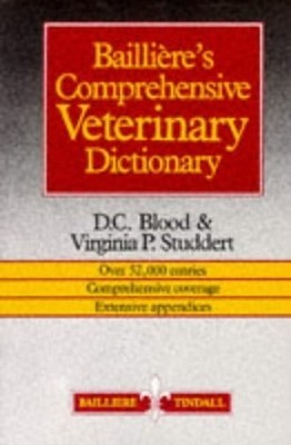 Bailliere's Comprehensive Veterinary Dictio... by Studdert BSc DVM Hon Paperback