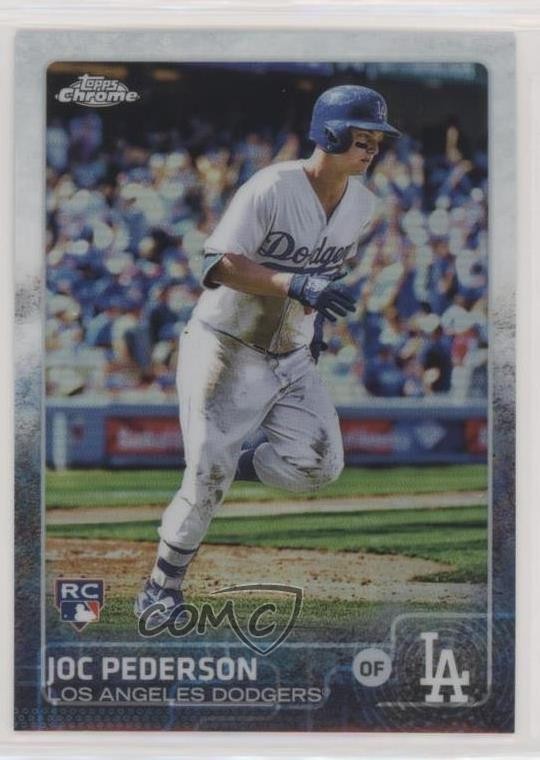 2015 Topps Chrome Refractor Joc Pederson (Running) #129 0o52