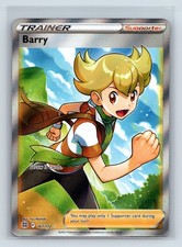 Barry (Full Art) Holo Ultra Rare SWSH09: Brilliant Stars 167/172 NM Yuu Nishida
