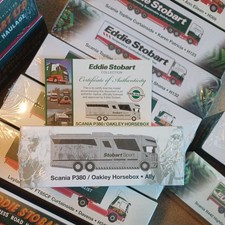 Atlas Editions- Eddie Stobart P380 Oakley Horsebox Ally