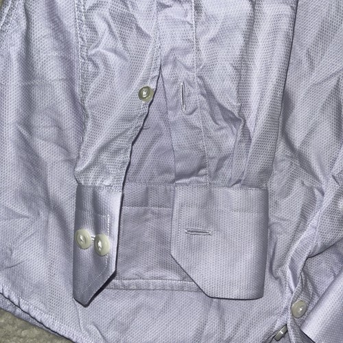 Men's Finollo Contemporary Fit Dress Shirt Long Sleeve Lavender 15/35 - Afbeelding 3 van 14