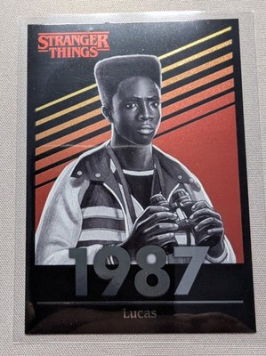 2025 Panini Stranger Things This Is Our Story Lucas Sinclair 1987 Foil #128