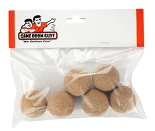 Natural Cork Foosballs Compatible With Shelti, Tornado, Dynamo - Set of 6