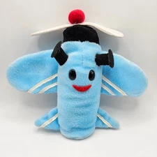 VINTAGE Stuffins CVS Rudolph Island of Misfit Toys Blue Plane 7" Plush 1999