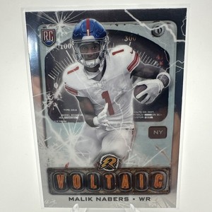 2024 Topps Resurgence Voltaic Malik Nabers #V-6 Refractor (RC)