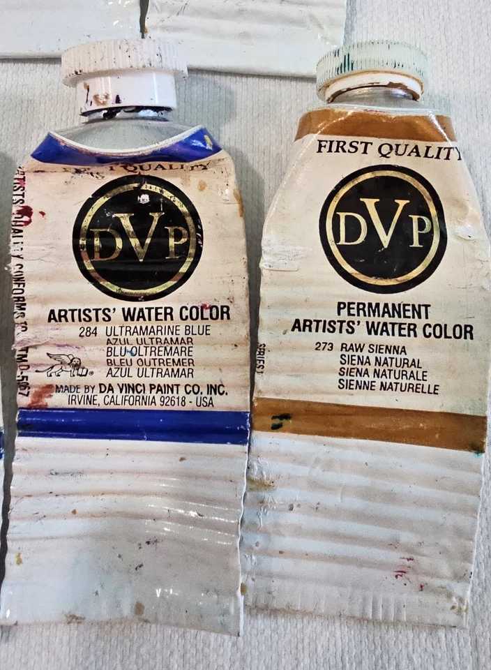 Lote 6 tubos de pintura acuarela DaVinci Artists húmedos 7 secos ver descripción  Foto 2 de 4