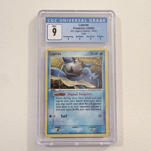 Lapras graded PSA 9 for sale on eBay