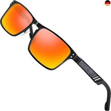 ATTCL Polarisierte Fahren Sonnenbrille Herren Al-Mg Metall Rahme Ultra Leicht