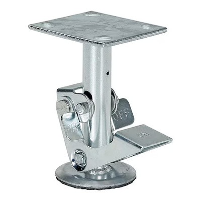 Floor Lck, Top Plate, 6-3/4 In H, 6 In Cstr,  Fl-Lk-6Em