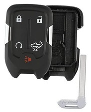 Key Fob Shell, Replacement Smart Remote Key Case Cover 5 4 1 Buttons Pickup