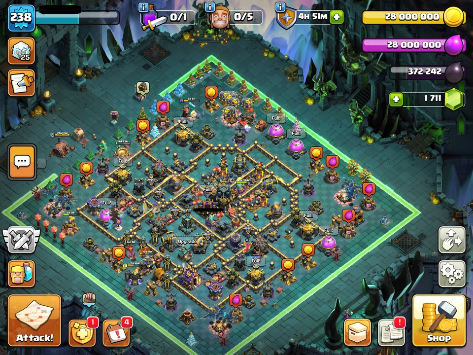 TH17 FULLY MAXED BASE, 99-100-70-75-50 Heroes, Great Equipment - Image 2 of 4