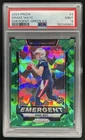 2024 Panini Prizm Drake Maye Emergent RC Green Ice Rookie #4 Patriots PSA 9
