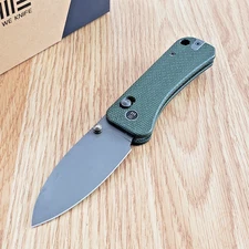 We Knife Co Ltd Banter 2 Folding Knife 2.88" S35VN Steel Blade Micarta Handle