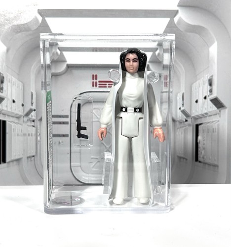 FIGURA DE LA PRINCESA LEIA ORGANA TAIWÁN STAR WARS KENNER 1977 GRADUADA AFA 80 DE COLECCIÓN