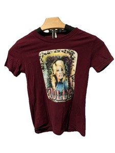 Girl’s Dolly Parton T-shirt Graphic Size M 10-12 Soft Burgundy Dollywood