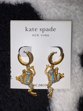 kate spade earrings frog