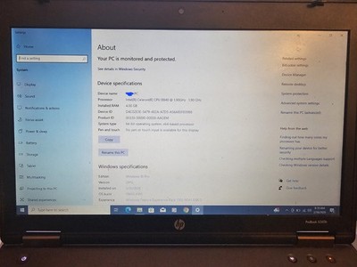 HP ProBook 6360b - Intel Celeron, 4GB RAM, 320 HHD, Windows 10