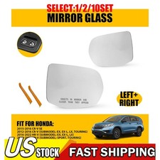 For Honda 12-16 Crv 16-18 Hrv Mirror Glass Aspherical Heated Left Right 110x