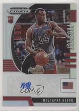 2020-21 Panini Prizm Draft Picks Prospect Silver Mustapha Heron #PA-MU Auto fm0
