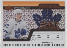 2022 Credentials Debut Ticket Access Horizontal Orange /149 Filip Kral #124 2d8