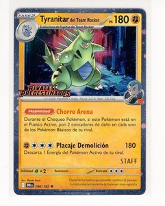 pokemon staff cards list Pokemon Staff Card