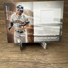 2020 Topps - Major League Material Jose Altuve #MLM-JA (MEM) Patch Card
