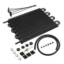 1 Set Car Universal 5/16" Transmission Oil Cooler Kit 8 Pass Ultra-Cool Tube