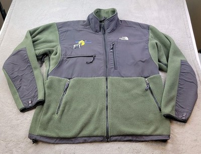 Vtg North Face Denali Jacket Mens XL Green Fleece Polartec Full Zip Pockets Y2K