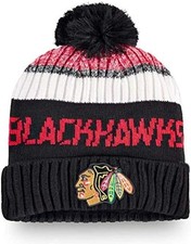 Chicago Blackhawks Knit Beanie Hat Cap