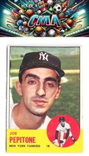 1963 Topps #183 Joe Pepitone