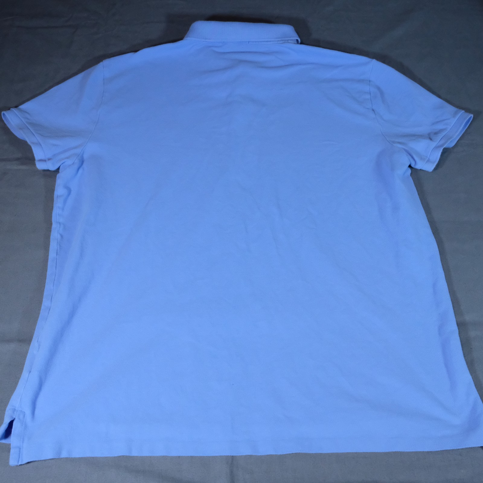 Polo Ralph Lauren Shirt Mens XXL Blue Custom Slim Fit Yellow Pony Pique Preppy thumbnail 8