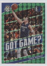2019-20 Panini Mosaic Got Game? Green Prizm Luka Doncic Dončić #11 0b0