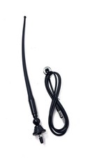 Universal 16" Flexible Rubber Antenna Mast Ball Base Car Audio Stereo Radio 