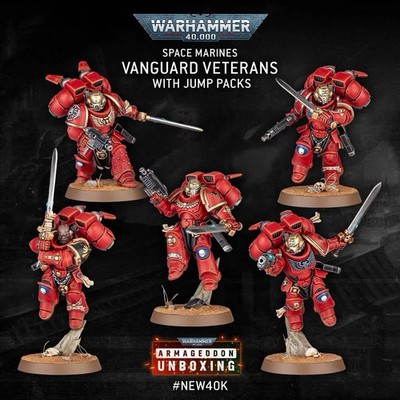 Space Marine VANGUARD VETERANS Warhammer 40K Armageddon (#107)