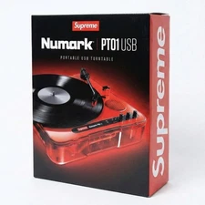Supreme Numark Pt01 Portable Turntable Brand New In Box
