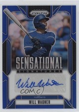 2025 Panini Prizm Sensational Signatures Blue 37/49 Will Wagner #SS-WW Auto uk2