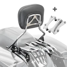 Sissy Bar + Luggage Rack XB for Harley Road King 09-13 chrome