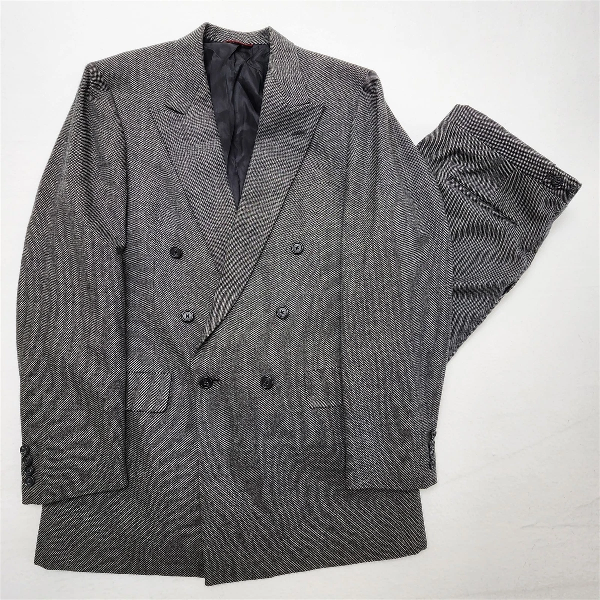 Gray Italian Double-Breasted Suits & Blazers for Men for sale | eBay
