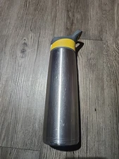 Preowned Contigo Stainless Steel Water Bottle 20oz Autoseal  Silver Color 