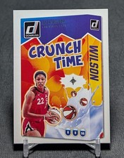 A'ja Wilson Crunch Time 2025 Donruss WNBA Basketball Card #12 Las Vegas Aces