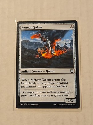 Meteor Golem - Commander Legends - LP - Uncommon - Artifact Creature 