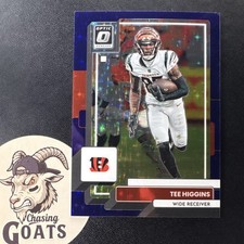 2022 Panini Donruss Optic Tee Higgins Bengals Purple Stars Prizm 07/15!