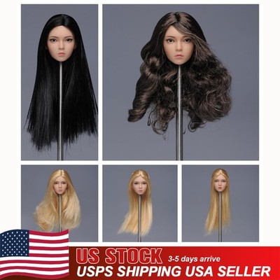 USA YMTOYS 1/6 YMT029 Girl Head Sculpt For 12'' Female TBL PH Action Figure Body