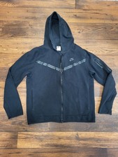 Nike Tech Tracksuit Set Mens Black Full Zip Hoodie Joggers Pants L Large