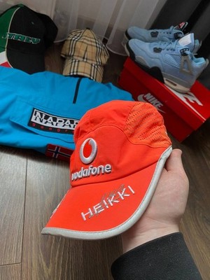 Original Vodafone McLaren Mercedes Lewis Hamilton Cap Orange F1