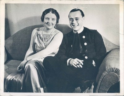 1937 Photo Princess Juliana Prince Salzburg Austria Royalty Bernhard Lippe 7x9