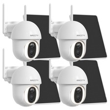 ARCCTV 4G LTE Cellular Solar Security Camera Wireless Outdoor Color Night Vision