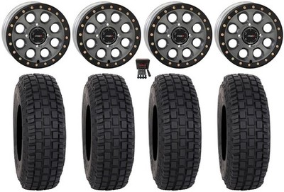 System 3 SB-7 15'' Wheels Titanium (5+2) 32'' RX600 Tires Renegade Outlander