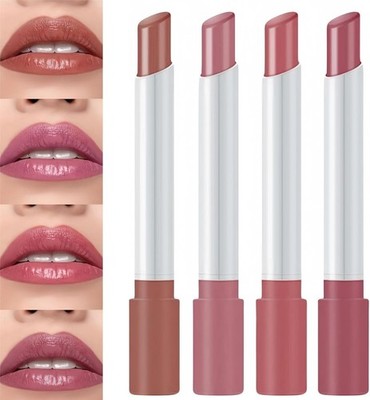 4-teiliges aufpolsterndes Lippenstift-Set, aufpolsterndes Lipgloss-Set, langlebiges wasserfestes Lipglo